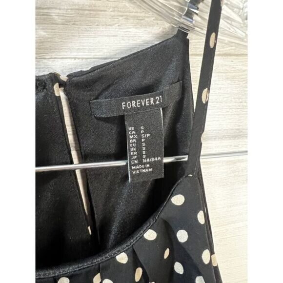 FOREVER‎ 21 Halter Polka Dot Tunic Top Small NWOT - Picture 5 of 5